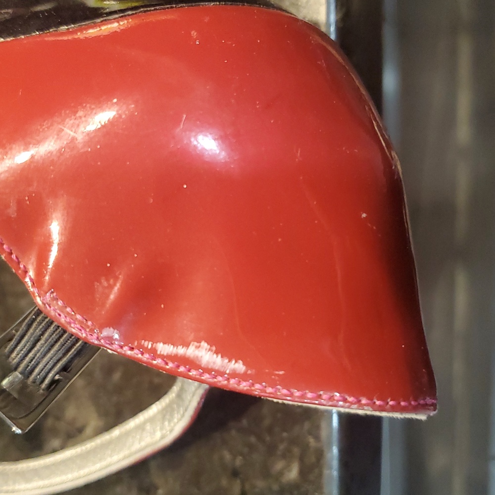 John Fluevog Red Women's Heels - Picture 5 of 6